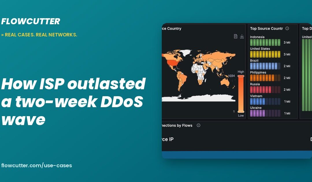 How ISP outlasted a two-week DDoS wave